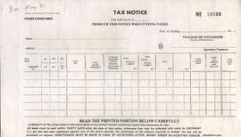 Tax Notice Form