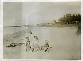 Three Boys on a Beach - Waldsea Lake