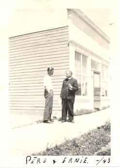 Father Athol Murray with Ernie Franks