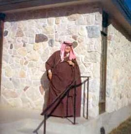 Athol Murray in Arab outfit