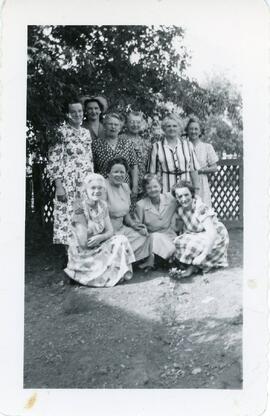 A Group of Women in Biggar, Saskatchewan