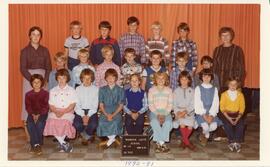 The Woodrow Lloyd School Fourth Grade Class of 1980-81 in Biggar, Saskatchewan