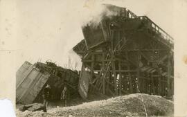 Train Wreck at Coal Dock in Biggar, Saskatchewan