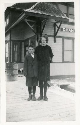 Fred and Edna Donelly in Oban, Saskatchewan