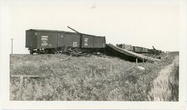 Train Wreck near Meade, Saskatchewan