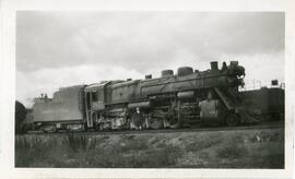 CN Train Engine #3571 in Biggar, Saskatchewan