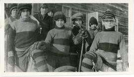 The Boys Hockey Team in Biggar, Saskatchewan
