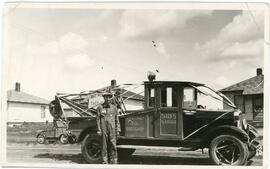 Sid Willis and his Tow Truck, Biggar, Saskatchewan