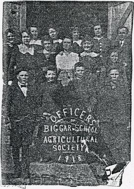 Officers of Biggar School Agricultural Society