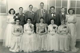 The Graduating Class of 1953 in Biggar, Saskatchewan