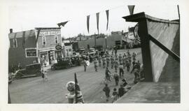 A Parade on Main Street in Biggar, Saskatchewan