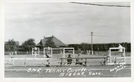 CNR Tennis Courts in Biggar, Sask.