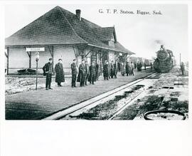 G.T.P. Station in Biggar, Sask.