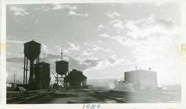 CN Rail Yard in Biggar, Saskatchewan
