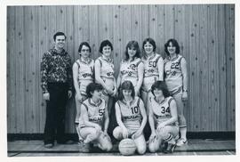 Girls Senior Basketball Team in Biggar, Saskatchewan
