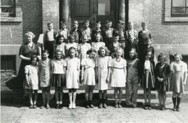 Grade Three Class of 1945-46 in Biggar, Saskatchewan