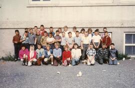 The Grade Five Class of 1961-62 in Biggar, Saskatchewan
