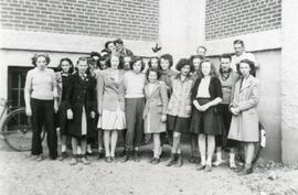 The Grade Nine Class of 1945 at Thornton School