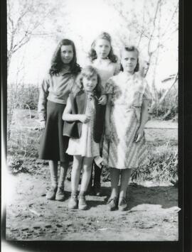Four Unidentified Girls in Biggar, Saskatchewan