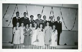 The Graduating Class of 1945 in Biggar, Saskatchewan