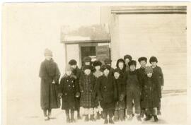 Class of Curthshill School Near Biggar, Saskatchewan