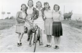Group of women in Biggar, Saskatchewan