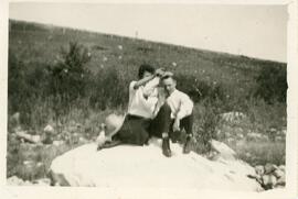 Gladys Holland and Murray Randall in Biggar, Saskatchewan