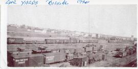 The CN Rail Yard and Town of Biggar, Saskatchewan