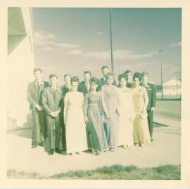 The Twelfth Grade Class of 1967 in Biggar, Saskatchewan