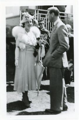 Queen Elizabeth and King George VI