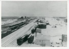 Rail Yard in Biggar, Saskatchewan