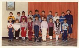 The Nova Wood School Second Grade Class of 1982-83 in Biggar, Saskatchewan