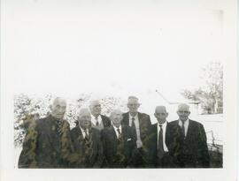 A Group of Men in Biggar, Saskatchewan