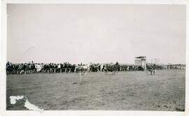 Horse Race in Biggar, Saskatchewan