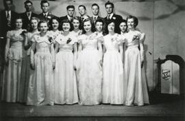 The Graduating Class of 1949 in Biggar, Saskatchewan
