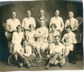 CN Tennis Club in Biggar, Saskatchewan