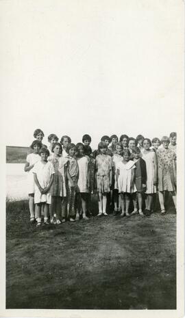 Class Photo in Biggar, Saskatchewan