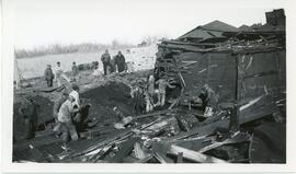 Cleaning up a Train Wreck near Meade, Sask.