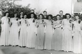 The Graduating Class of 1948 in Biggar, Saskatchewan