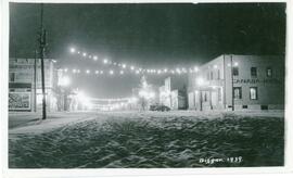 A winter scene in Biggar, 1939