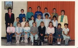 The Woodrow Lloyd School Fourth Grade Class of 1987-88 in Biggar, Saskatchewan