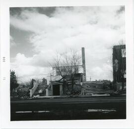 Demolition of St. Gabriel's Church and Convent in Biggar, SK