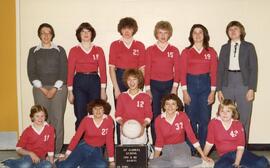 St. Gabriel's School Girls Volleyball Team in Biggar, Saskatchewan