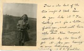Post Card From C. E. Goulter To Evelyn Norgord