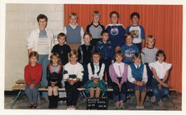 The Woodrow Lloyd School Fourth Grade Class of 1985-86 in Biggar, Saskatchewan