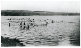 Bathing at Skinner's Lake