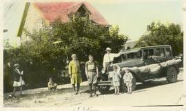 The Porteous and MacKay Family "Leaving for Banff"