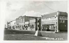 Main Street in Biggar, Saskatchewan