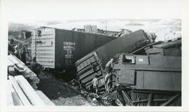 Train Wreck near Meade, Sask.