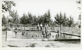 Coronation Paddling Pool at Buckingham Park in Biggar, Saskatchewan